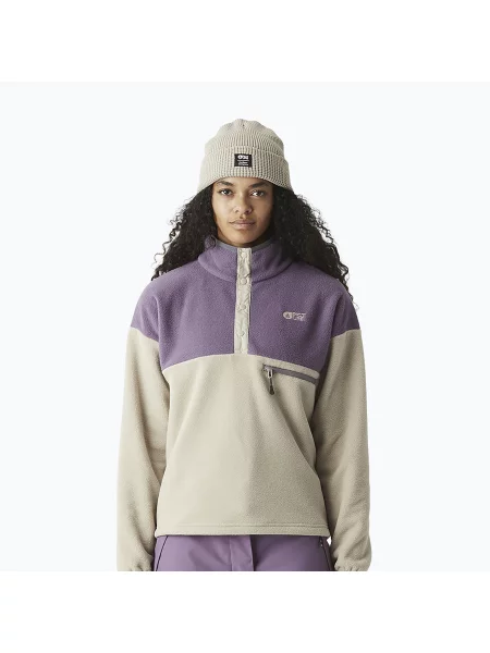 Bluza polarowa narciarska Picture Arcca Zip pure cashmere beżowa