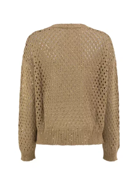 Pulover Max Mara cu paiete ajurat