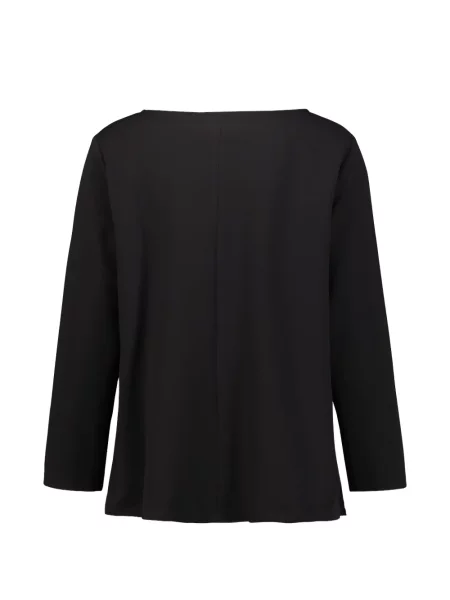 Lung tricou Drhope negru