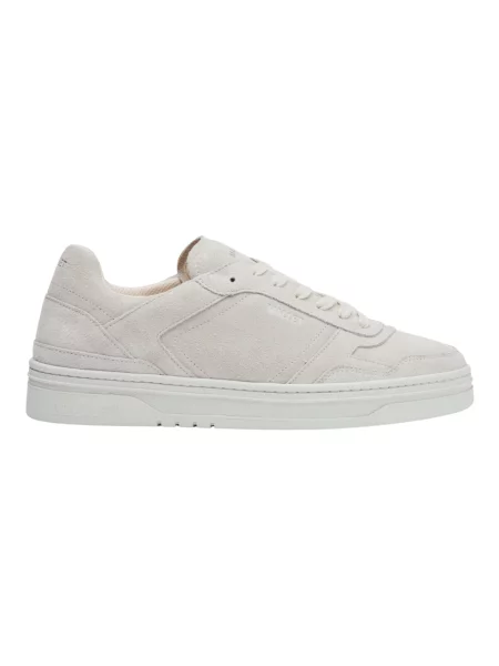 Sneakersy Mallet London skórzane beżowe