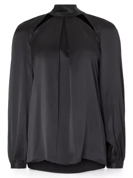 Bluză Temperley London de mătase negru