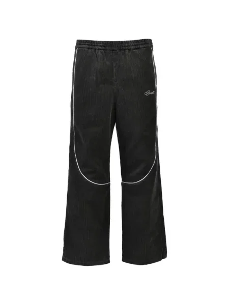Pantaloni Breath de catifea cord negru