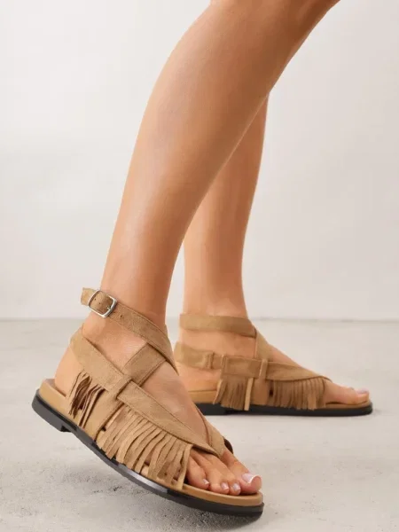 Sandale Casasos închis bej