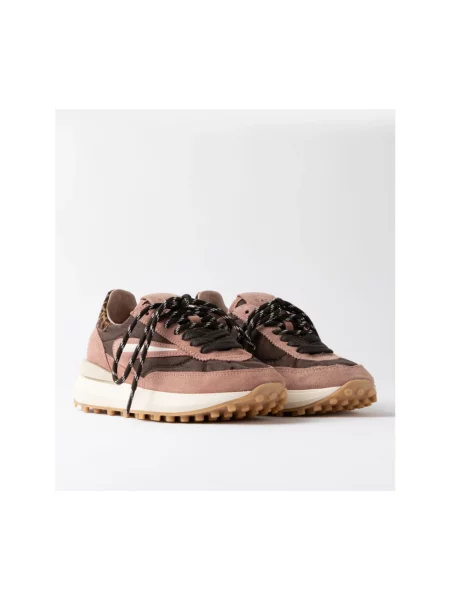 Sneakersy D.a.t.e. brązowe