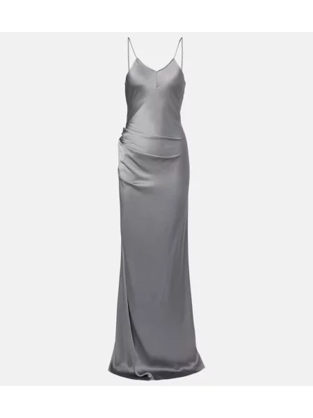 Rochie Victoria Beckham din satin