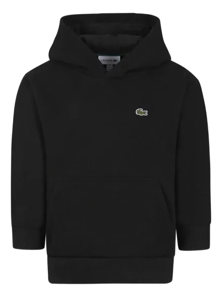 Bluza z kapturem dziecięca Lacoste czarna