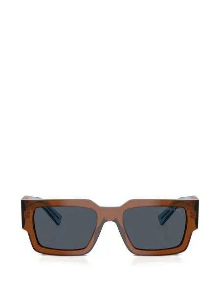 Ochelari de soare pătrați Prada Eyewear maro