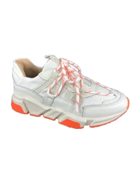Sneakersy Dwrs skórzane beżowe
