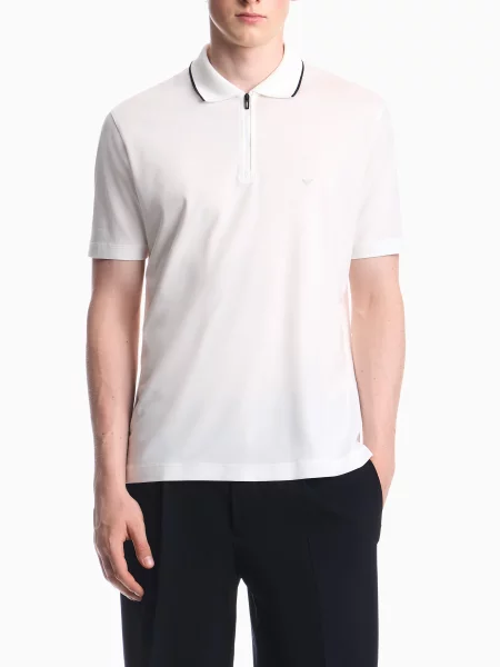 Поло Emporio Armani білий