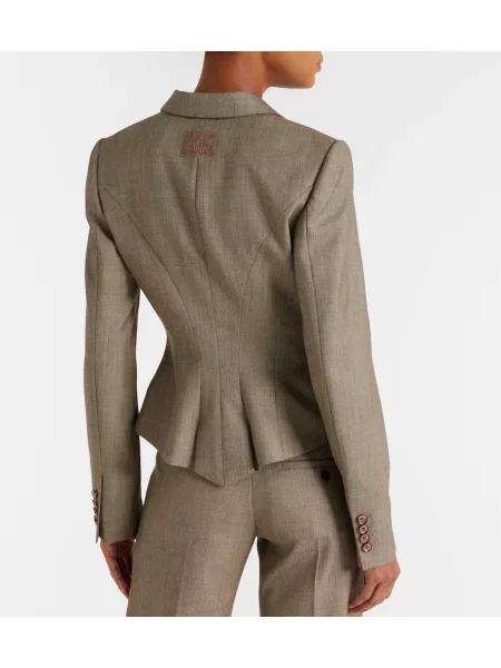 Decupat sacou Mcqueen gri