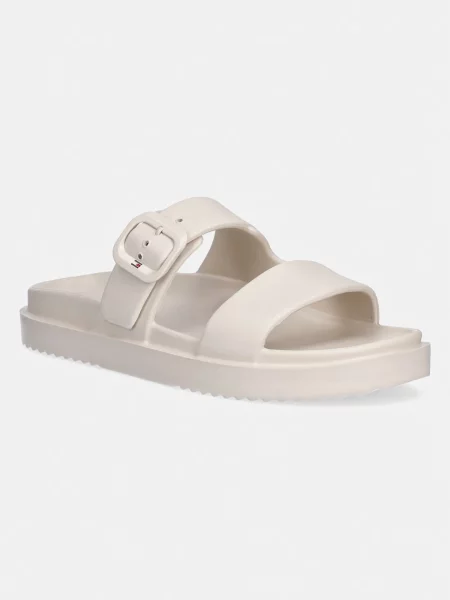 Tommy Hilfiger šľapky dámske TH LIGHT DOUBLE STRAP SANDAL béžová