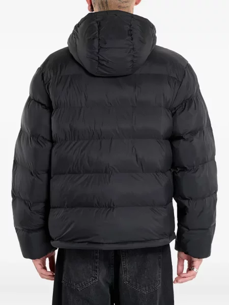 Geacă cu puf Calvin Klein cu glugă negru
