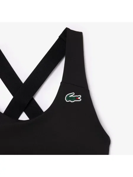 Lacoste Biustonosz Sportowy czarny