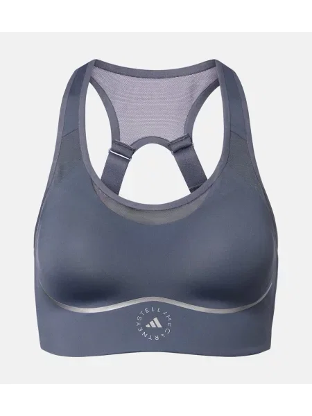 Sutien Adidas By Stella Mccartney cu autograf gri
