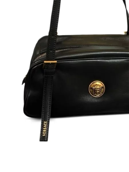 Geantă Versace din piele negru