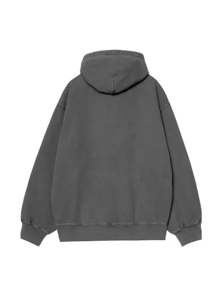 Bluza z kapturem Carhartt Wip z kapturem szara