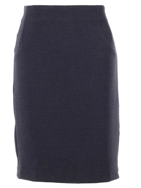 Спідниця міді LadyLike бавовна/поліестер сірий