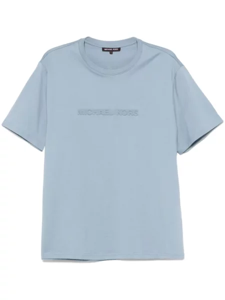 Tricou Michael Kors cu autograf albastru