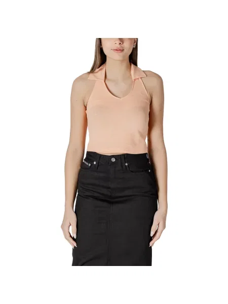 Top Calvin Klein Jeans ular vrat crna