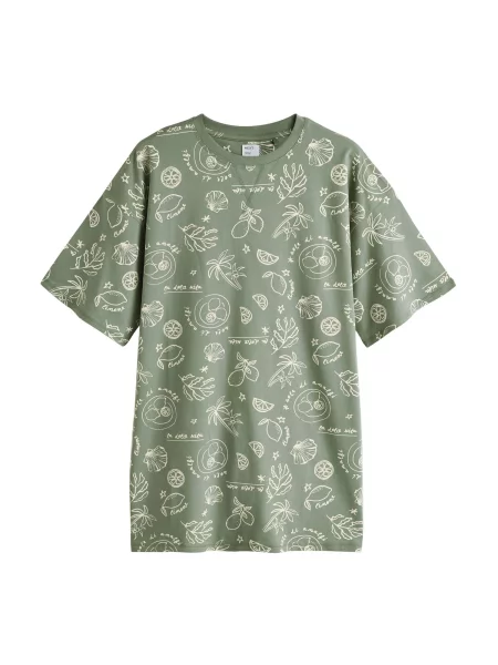 Next Bluză de noapte / kaki verde