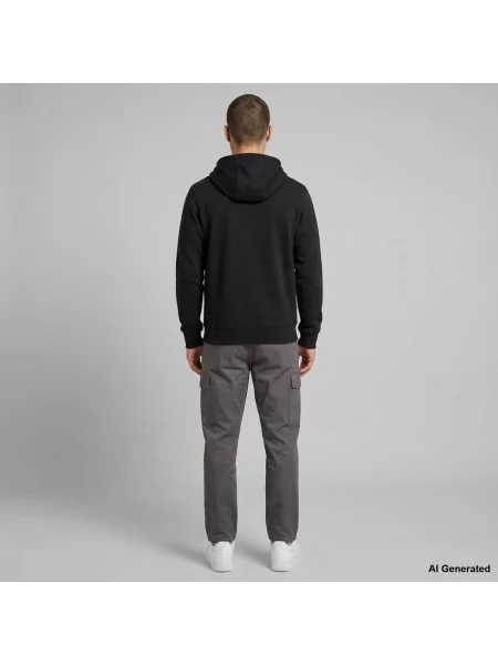Kapucnis melegítő felső The North Face fekete