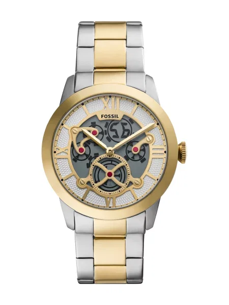 FOSSIL Ceas analogic TOWNSMAN BIG TIC auriu / argintiu