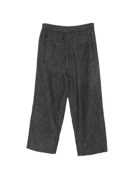 Pantaloni Ziggy Chen cu dungi cu cordon albastru