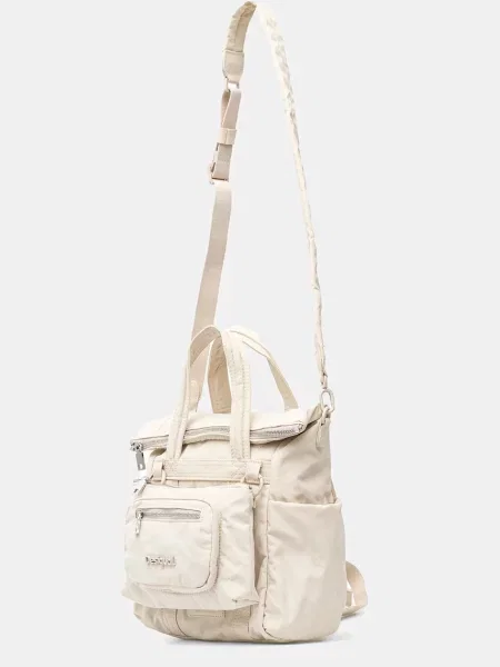 Рюкзак Desigual BASIC MODULAR VO малий однотонний бежевий