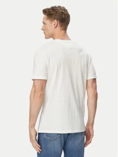 Tommy Jeans Majica ENTRY DNA mornarsko plava / crvena bijela