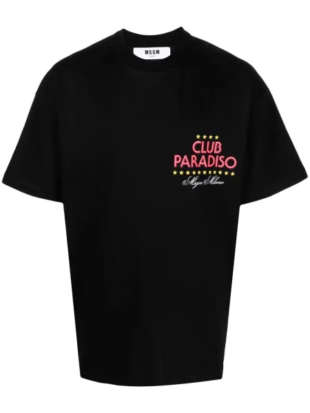 Tričko Msgm s potiskem černé