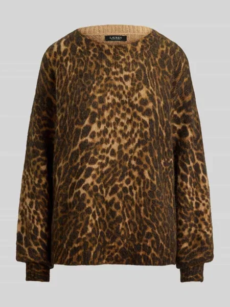 Sweter z moheru z miękką puszystą dzianiną Lauren Ralph Lauren
