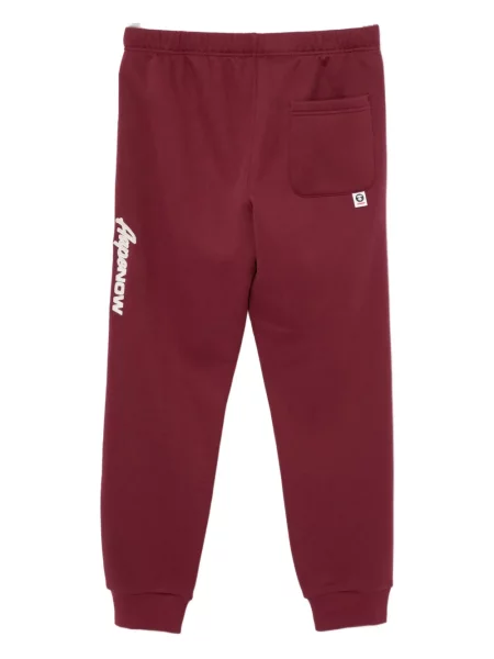 Pantaloni Aape By A Bathing Ape roșu