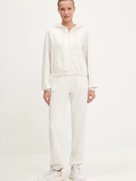Кофта Guess ROBERTA з капюшоном з аплікацією чорний