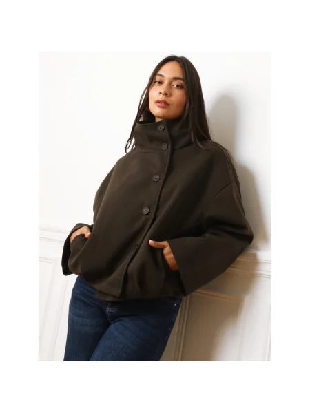 Palton La Modeuse maro