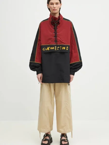 Брюки Kenzo с высокой посадкой бежевые
