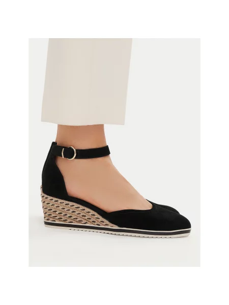 Espadrilky Tamaris čierna