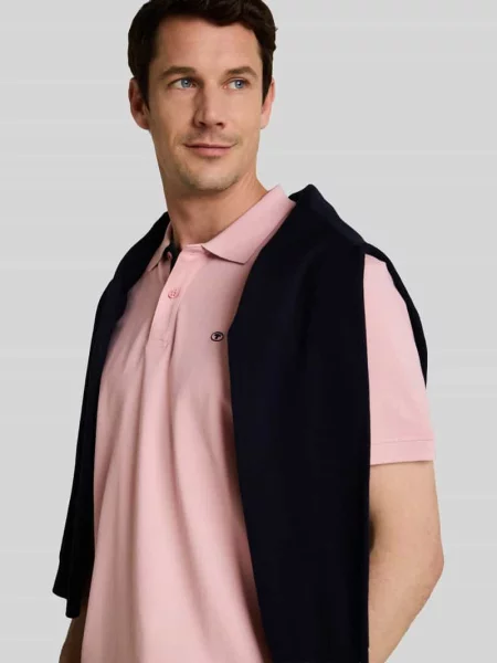 Koszulka polo o kroju regular fit z czystej bawełny z wyhaftowanym logo Tom Tailor