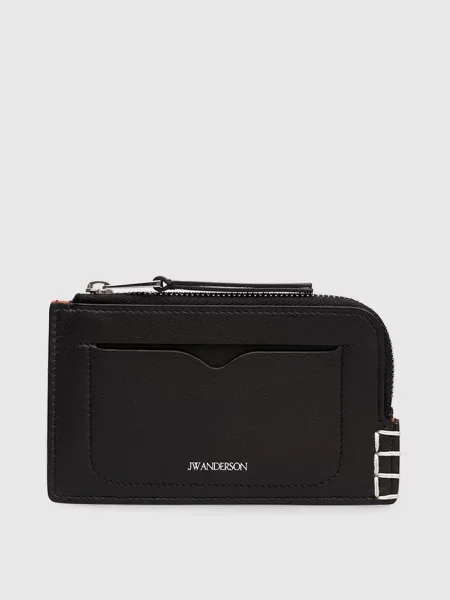 Кожаный кошелек Jw Anderson черный