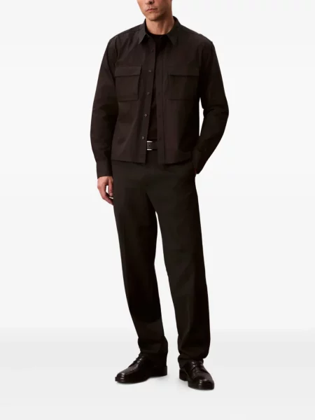 Cămașă Calvin Klein lungă negru