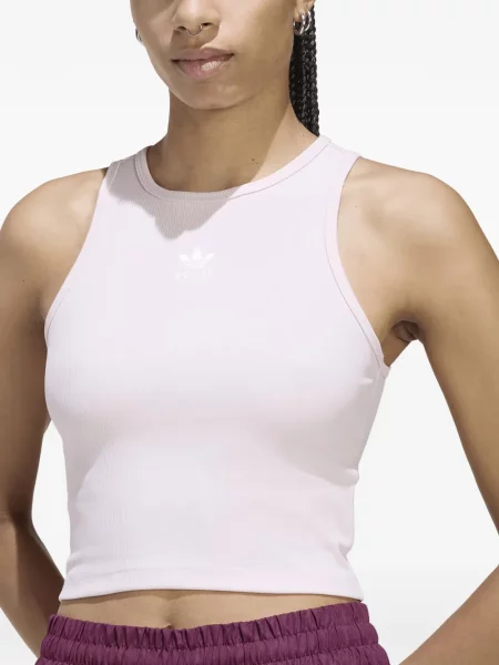 Top Adidas cu dungi negru