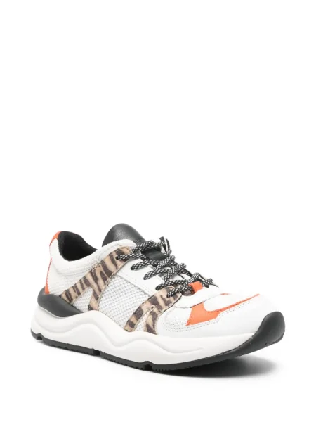 Sneakerși Geox cu imagine alb