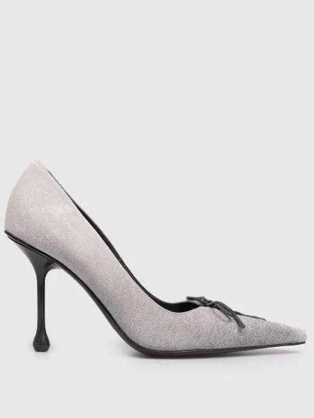 Замшевые туфли Jimmy Choo серые