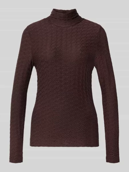 Bluzka z długim rękawem skinny o kroju skinny fit z mieszanki Marc Cain