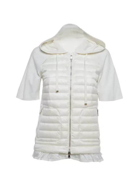 Matlasat scurt geacă Moncler alb