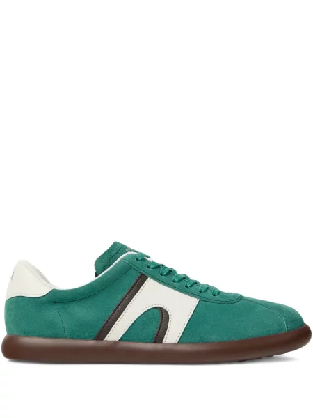 Sneakerși Camper din piele verde