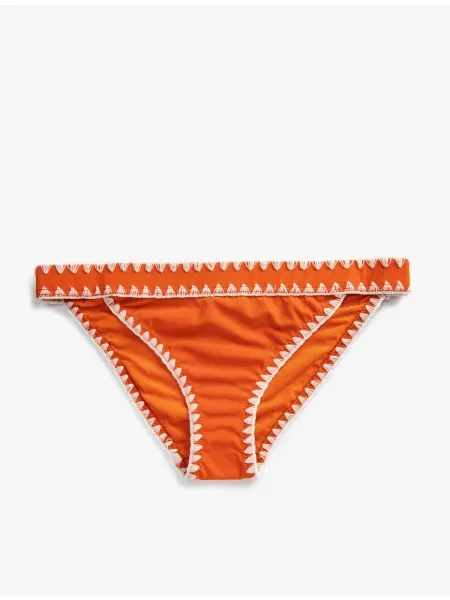 Bikini Koton cu broderie portocaliu