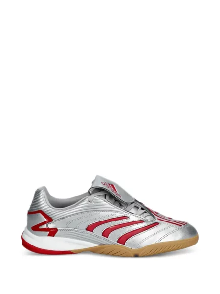 Pantaloni Adidas tricotate cu autograf alergare albastru
