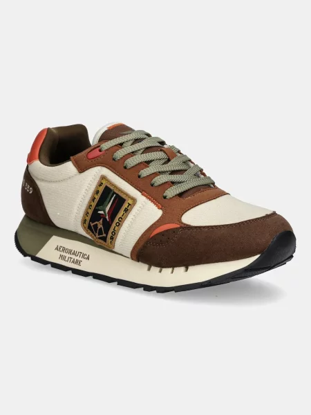 Sneakers Aeronautica Militare Colorat bej
