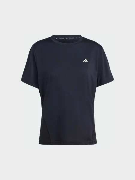 Переработанный футболка Adidas черная
