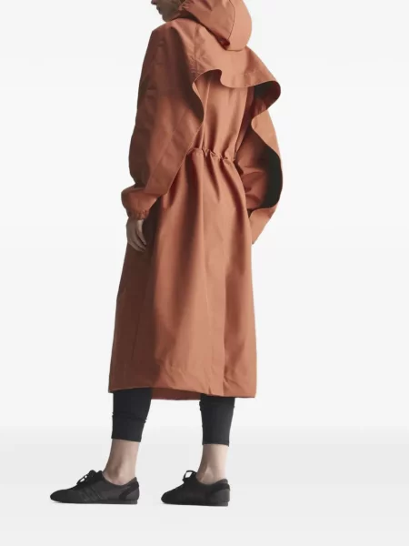 Parka Adidas By Stella Mccartney s kapuljačom narančasta